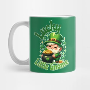 Lucky Little Gnome with Pot of Gold - St. Patrick's Day Mug